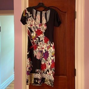 Etro Black Floral Dress